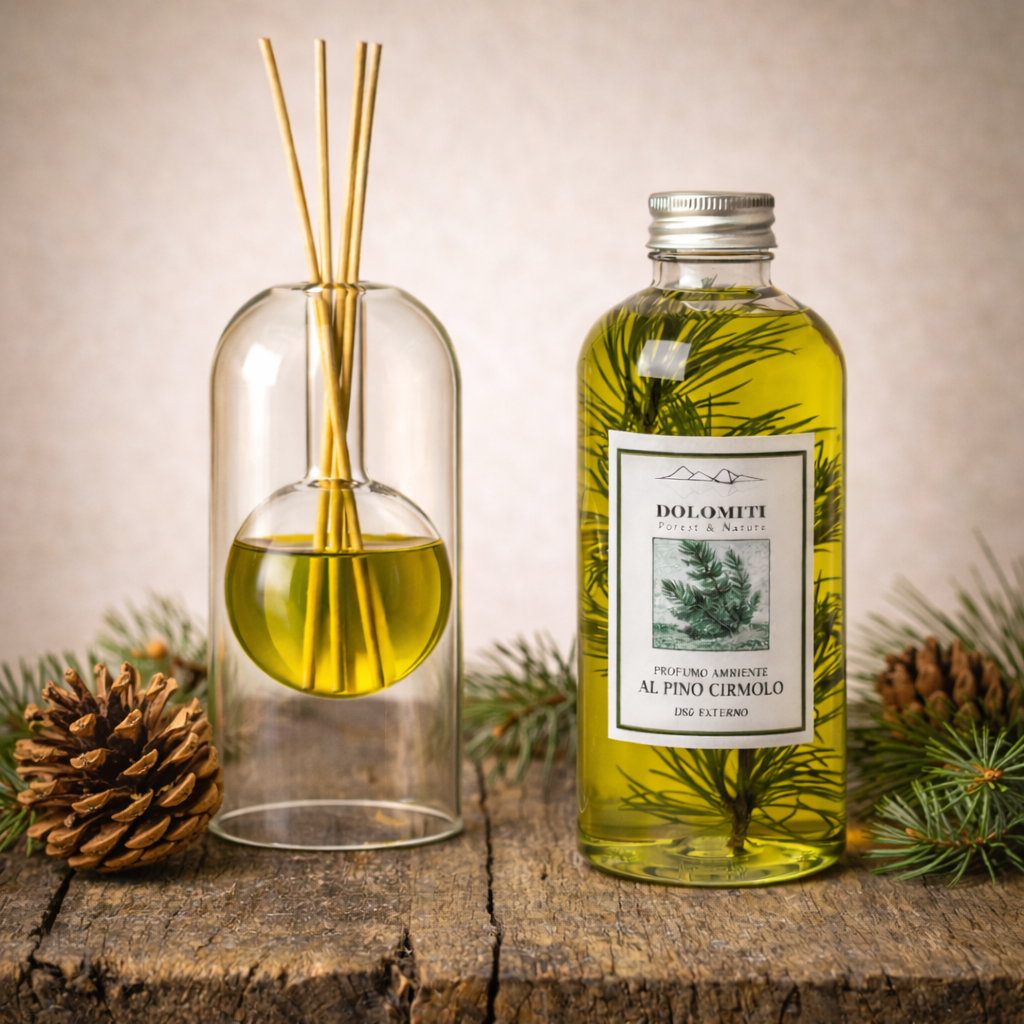 OFFERTA LIMITATA – Ricarica 1000 ml + Ampolla Ø8 cm | Al Pino Cirmolo