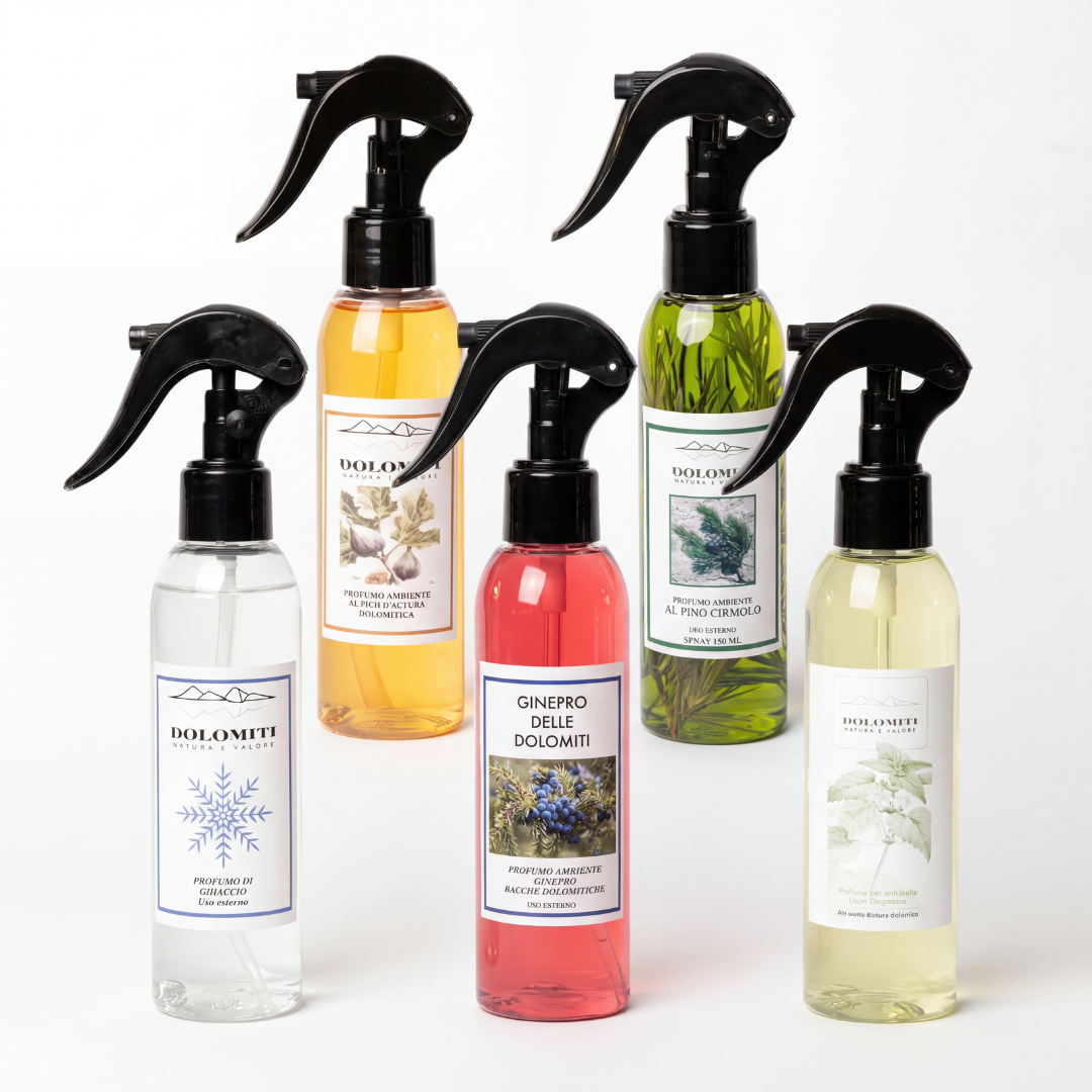 Dolomites Duftset – 5 Raumsprays