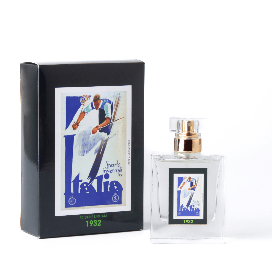 Eau de parfum 1932 Purezza Cristallina Dolomiti con confezione illustrata vintage