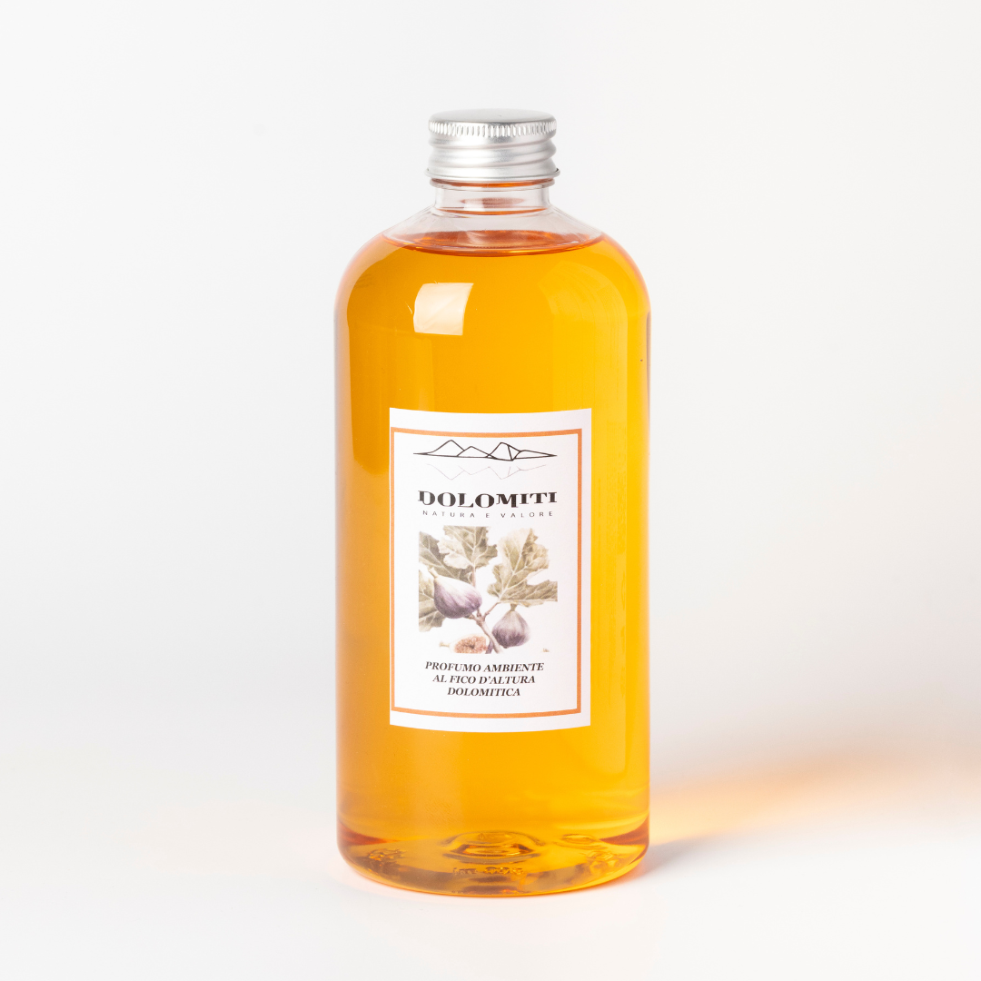 Ricarica per diffusore al fico dolomitico Dolomiti, flacone da 500 ml